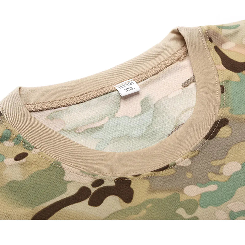 t-shirt multicam synthétique