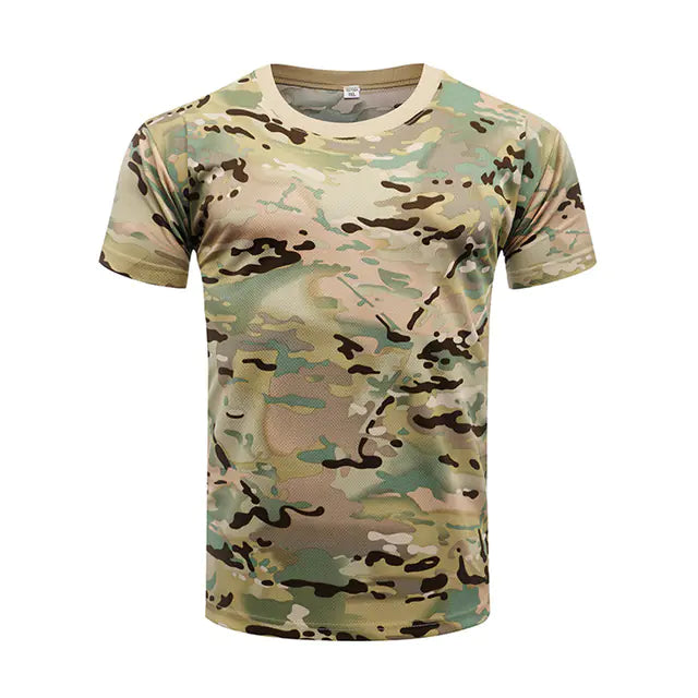 t-shirt multicam synthétique