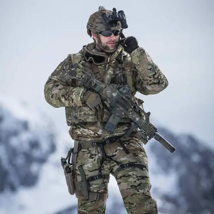 Veste en coton camouflage tactique d'hiver pour hommes