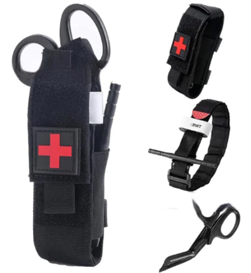 Ensemble de garrot tactique pour les soins d'urgence
