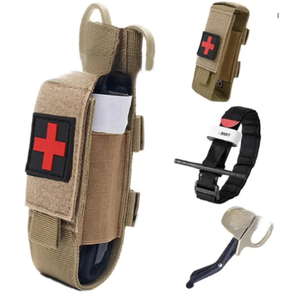 Ensemble de garrot tactique pour les soins d'urgence