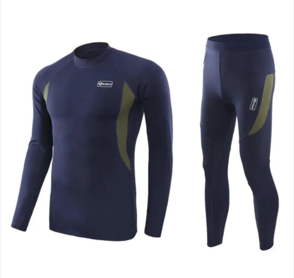 Ensemble de sous-vêtements thermiques tactique